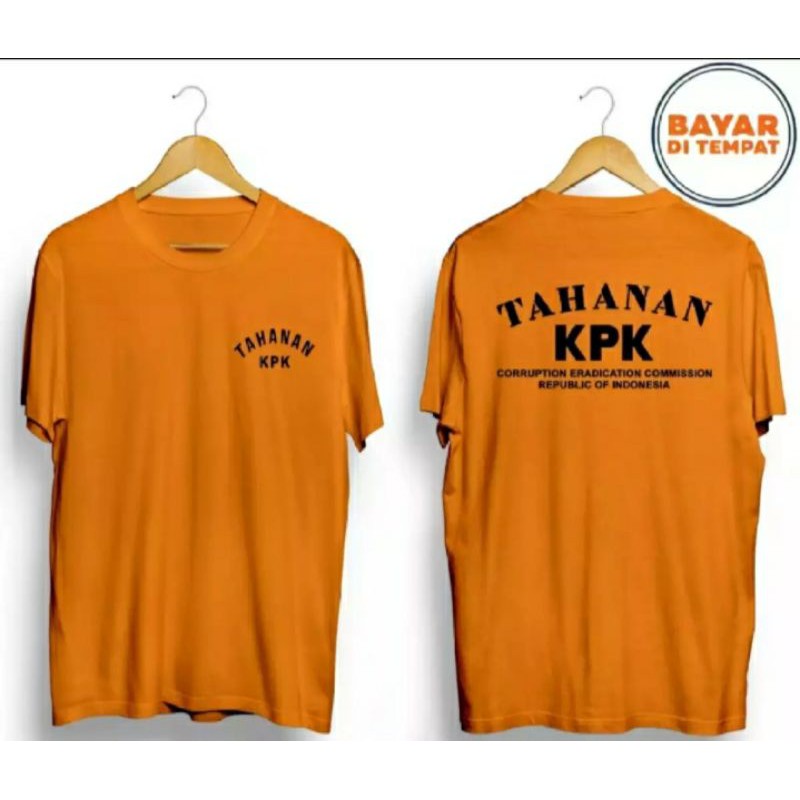 Baju Kaos Distro Tshirt Tahanan KPK