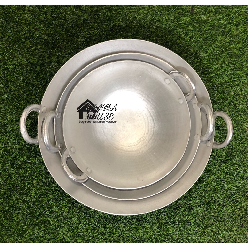 Wajan Garut Satu Set ( 25,30,35 ) Bahan Tebal Anti Lengket