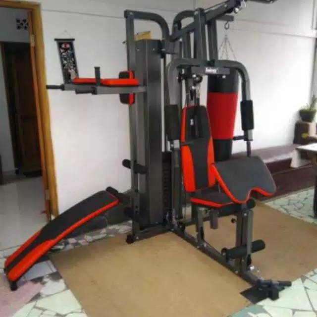 Home gym multifungsi total fitness + sandsack