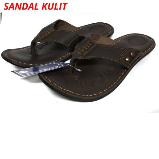 SANDAL KULIT LOIS/SANDAL KULIT JEPIT PRIA