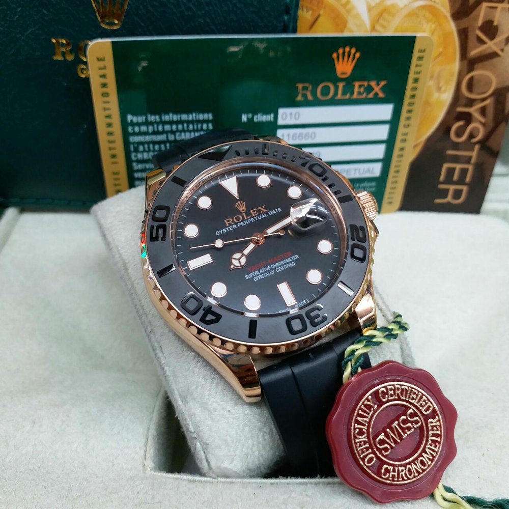 Jam Tangan Pria Rolex Yatch Master II 39mm Premium