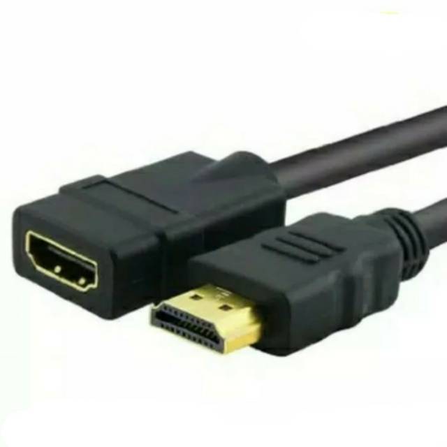 Kabel HDMI Male to HDMI Female 30cm - Kabel Perpanjangan HDMI