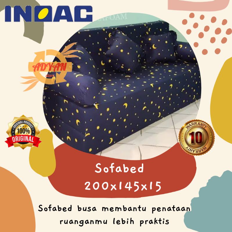 sofabed inoac 200x145x15