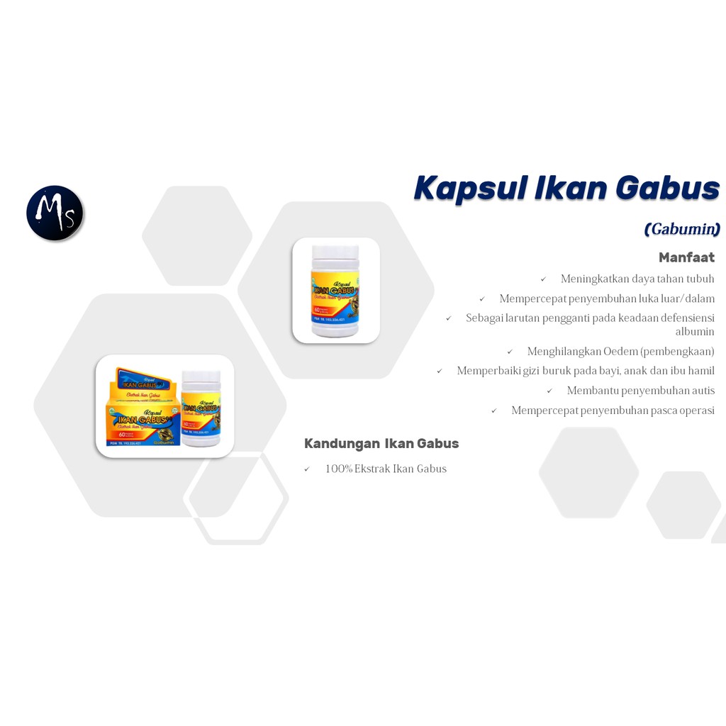 Gabumin / Kapsul Ikan Gabus