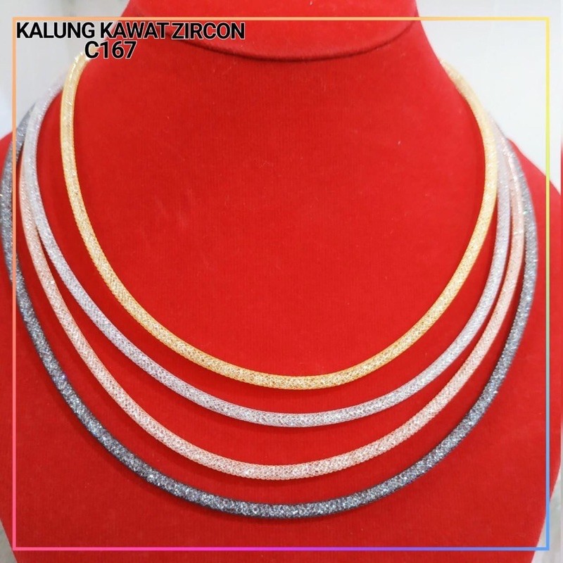 kalung gliter korean fasion //kalung wanita //perhiasan // kalung