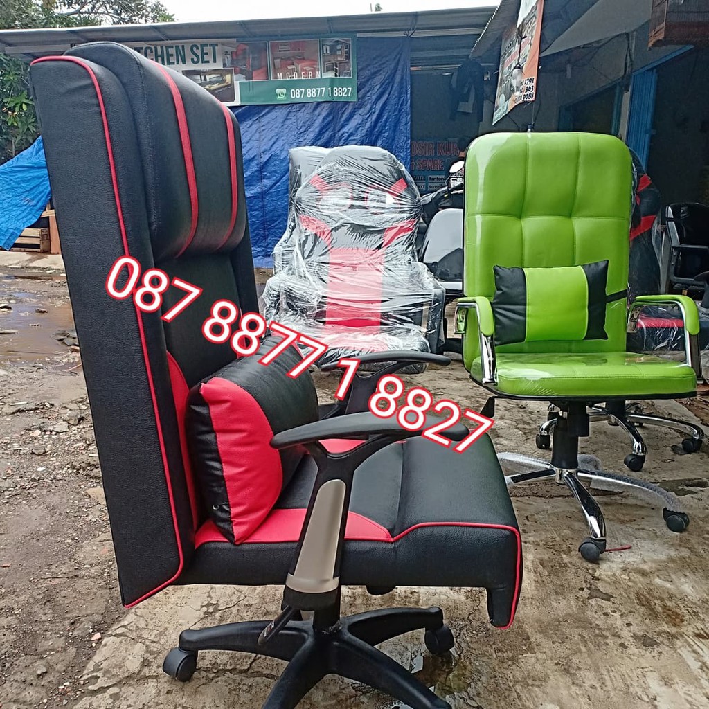 Kursi Lesehan biasa Gaming, Warnet, Komputer, hitam ungu