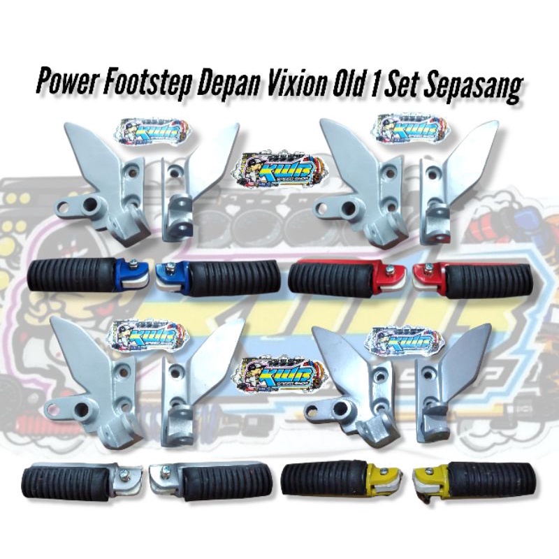 Power footstep vixion old Dudukan footstep pijakan kaki depan warna VIXION OLD sepasang