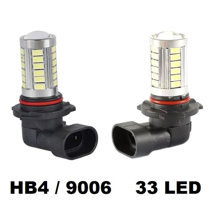 Bohlam Lampu Fog Lamp Kabut FOGLAMP H11 H8 HB4 / 9006 16Watt LED 33 Mata 16W Mobil 16 Watt Mobil