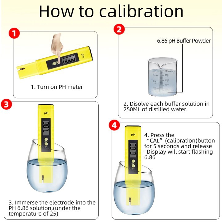 PH Meter Tester Digital Alat Ukur Asam Basa PH Air Hidroponik Cairan