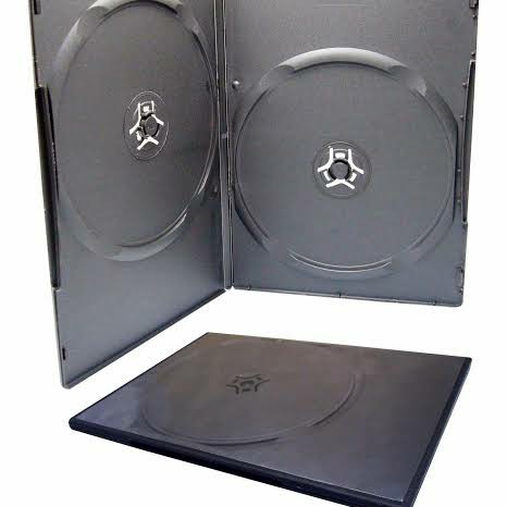 Casing I Kotak CD / DVD Single & Double Hitam