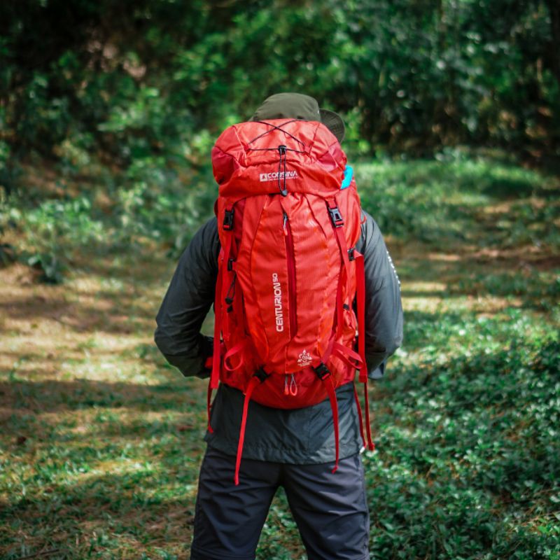 Tas Gunung Carrier Original CONSINA CENTURION 50 + Raincover