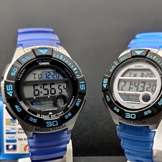 Premium (RRW) [COD] JAM TANGAN COUPLE Casio Digital WS-1100H-2A LWS-1100H-2A KEREN KOTAK KADO