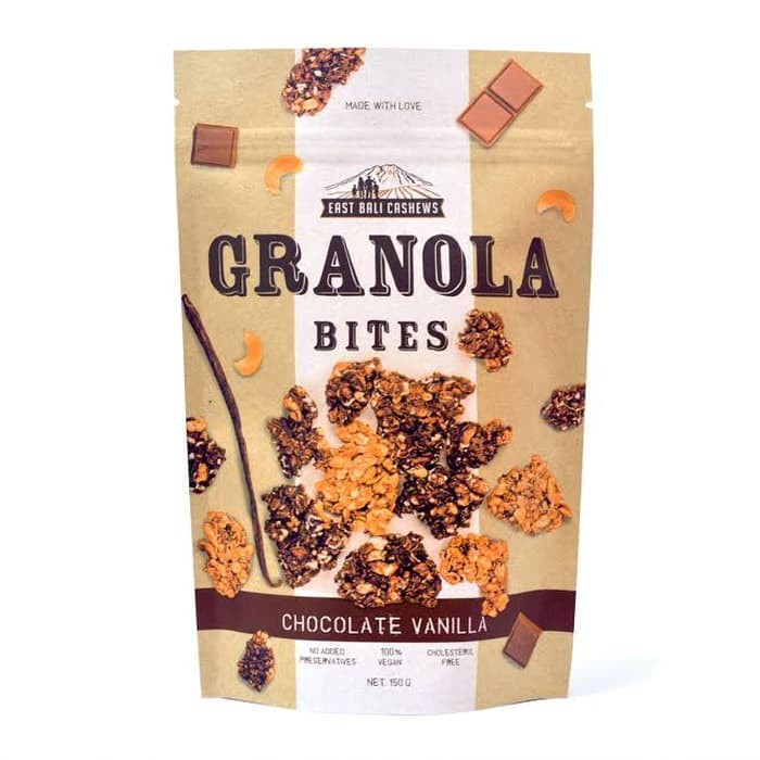 

East Bali Cashew- Granola Bites Chocolate Vanilla (150 gr)