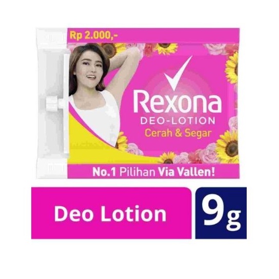 Rexona Deo Lotion Cerah & Segar 9gr