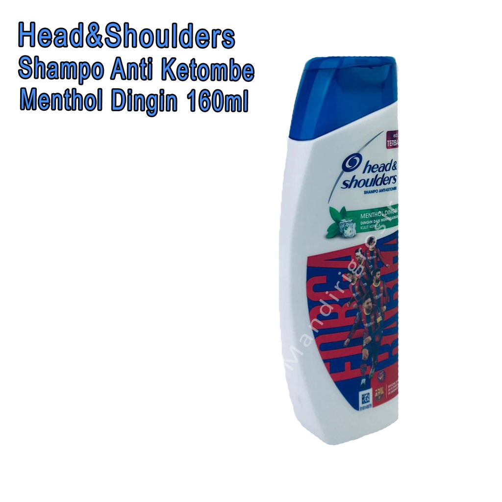 Shampo anti ketombe *Head &amp; Shoulders * Menthol Dingin * 160ml