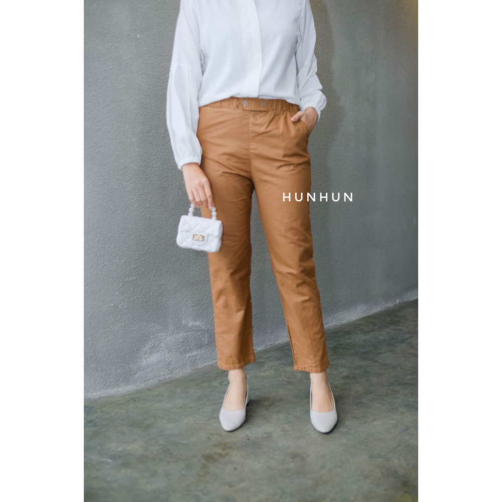 Macha Pants / Laura Pants / Celana Linen Premium