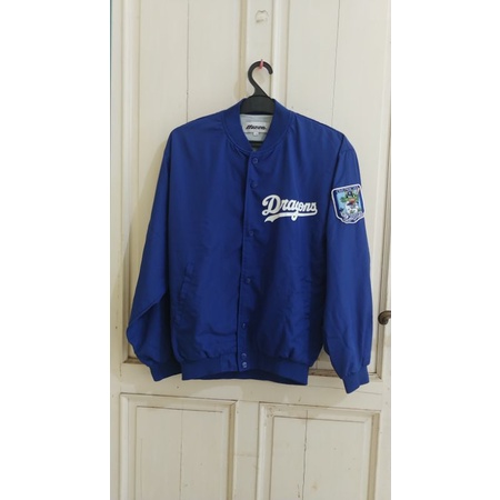 Varsity jacket mizuno dragons jacket jaket vintage vtg second thrift