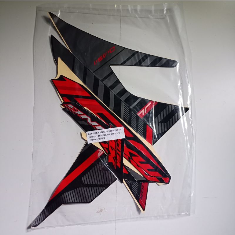 striping sticker Yamaha Jupiter MX KING 2015 hitam