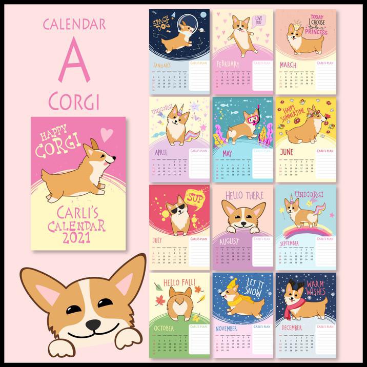 

Kalender Anak 2021 Lucu / Kalender Pribadi Anak - A Corgi