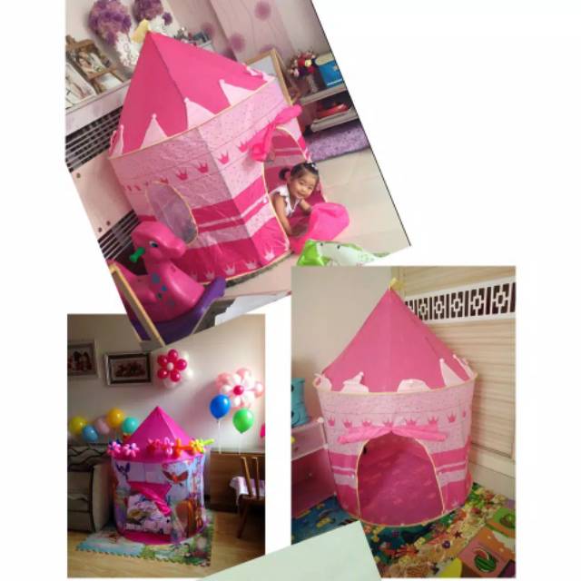 Tenda anak camping mainan castle kastil...