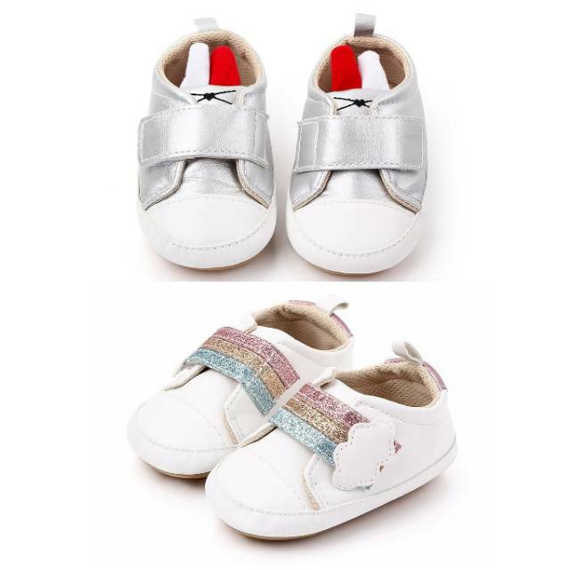 WALKER SEPATU PREWALKER ANAK BAYI  BABY SHOES  SOL KARET  