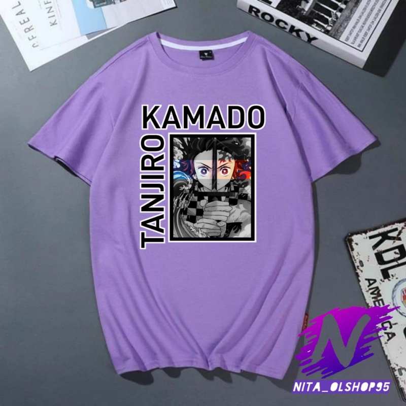 baju anak tanjiro kaos anak anime tanjiro kamado