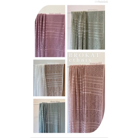 Paket Bridesmaid Seragaman Wisuda Lamaran Keluarga Kain Brokat Tile Satin