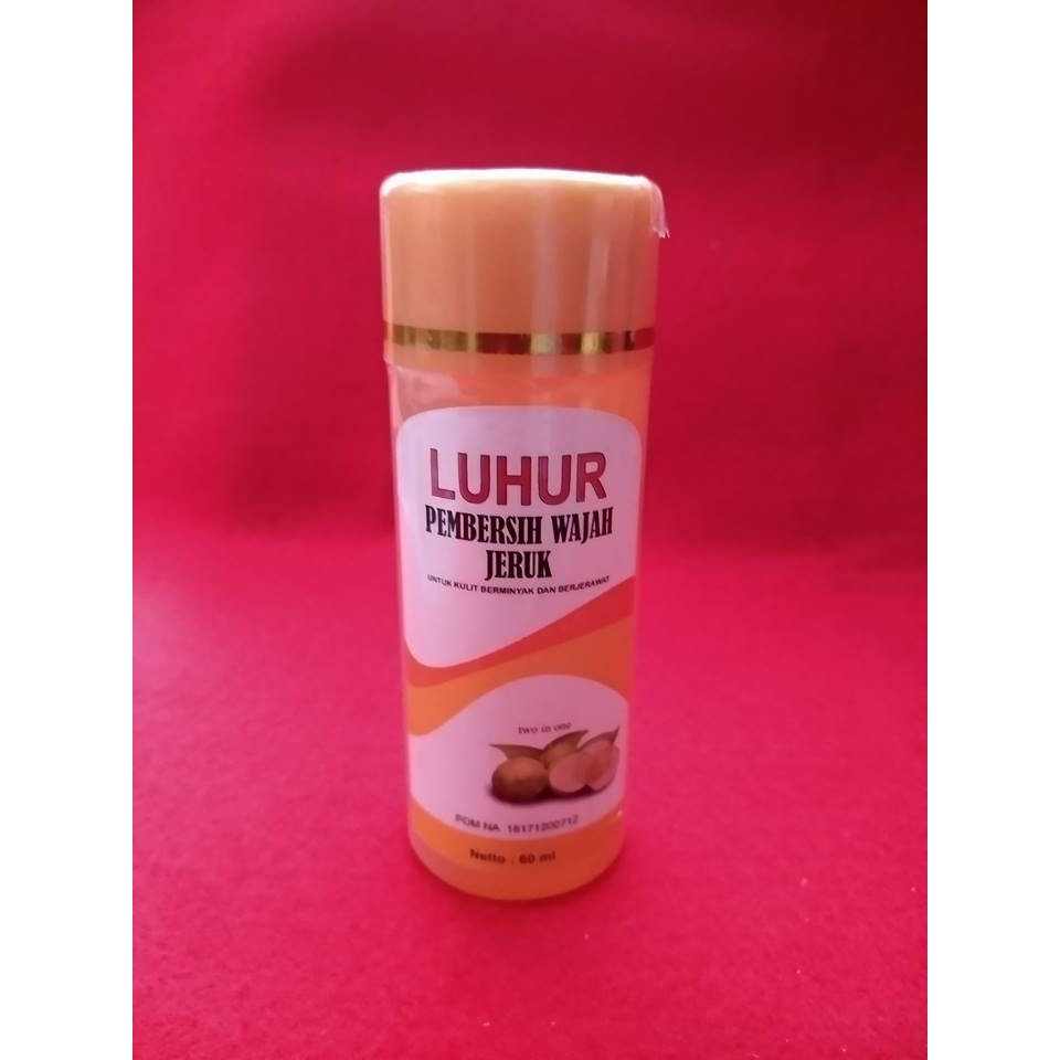 LUHUR Pembersih Wajah jeruk