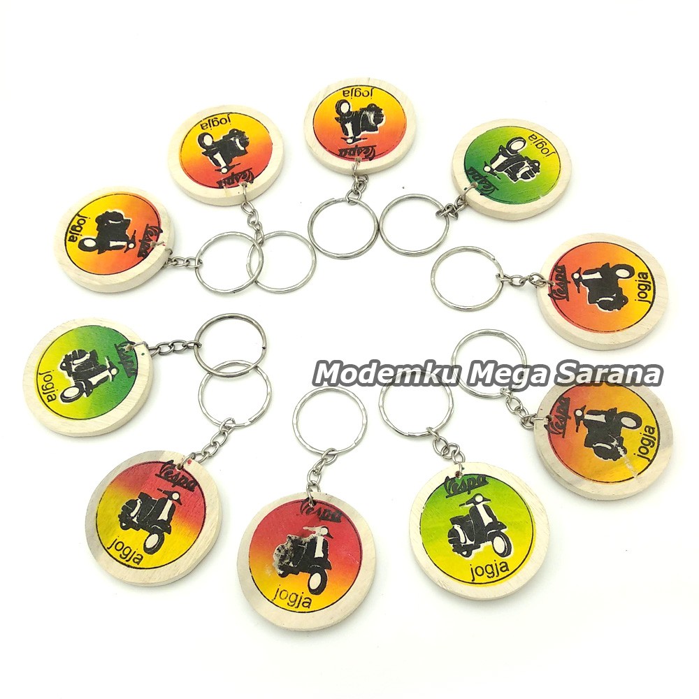 Souvenir Gantungan Kunci Jogja GTK24 - Vespa Jogja