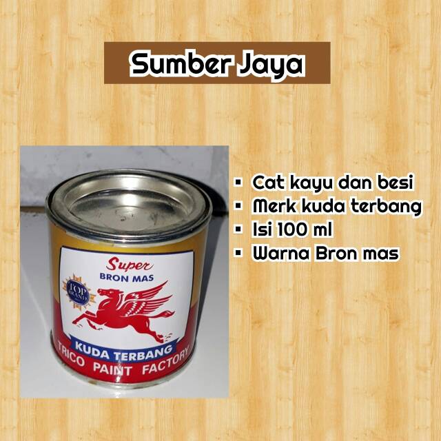 

Cat kuda terbang emas 0.1 liter