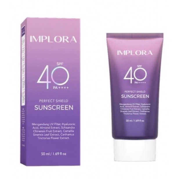 IMPLORA PERFECT SHIELD SUNSCREEN SPF40 PA++++ 50mL | Sunscreen Implora