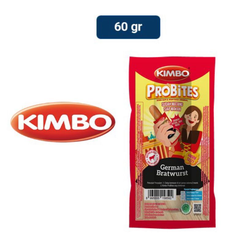 

KIMBO Probites German Bratwurst 1 pcs (60 gr)