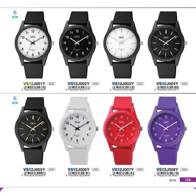 Arloji Jam Tangan Unisex Q&Q QnQ QQ Asli Ori Original VS12 VS12J VS 12