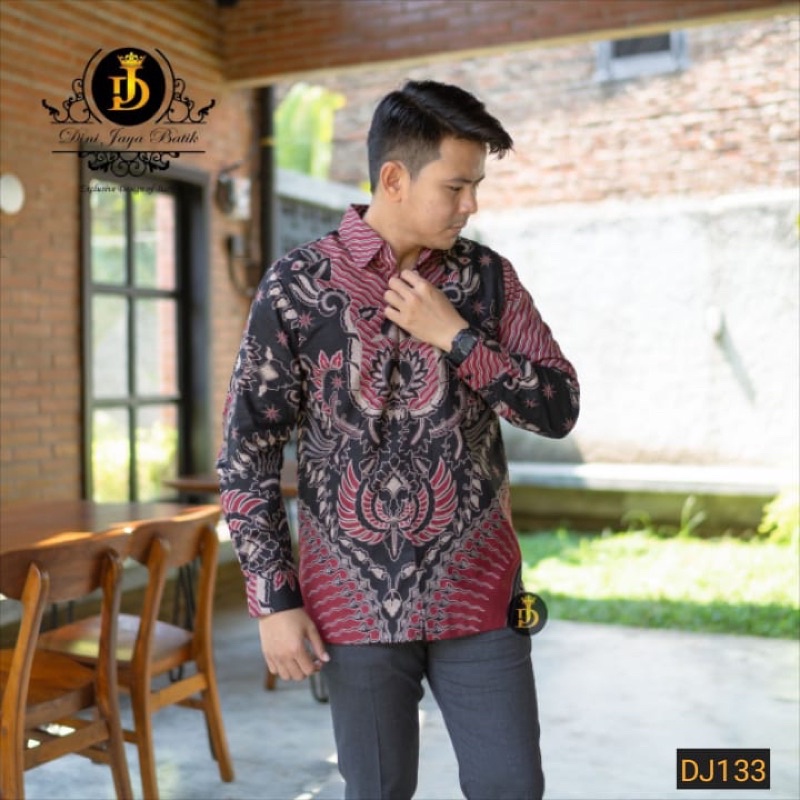 KEMEJA BATIK PRIA PREMIUM LAPIS FURING HALUS KEMEJA KANTORAN BATIK PEKALONGAN