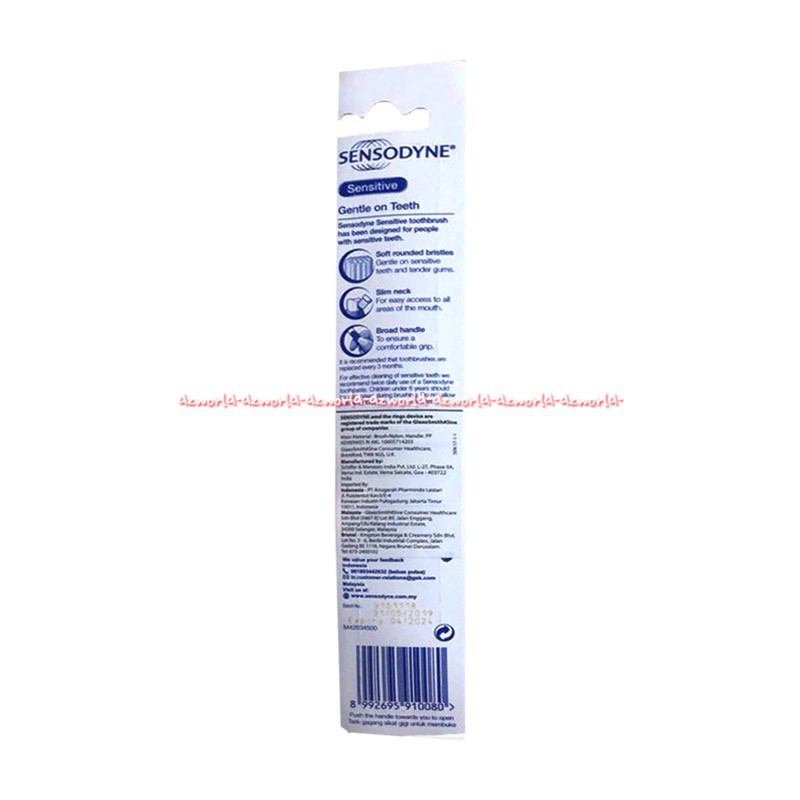 Sensodyne Toothbrush Multiaction Sikat Gigi Sensodine Dengan 3 Pilihan Warna Bulu Sikat Halus