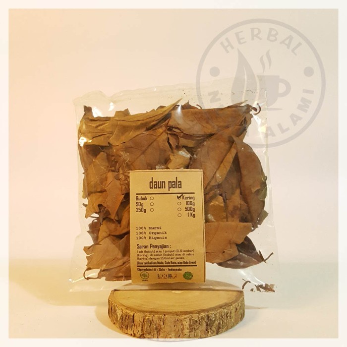 

DAUN PALA / POLO KERING | PREMIUM | Myristica Fragrans 100g