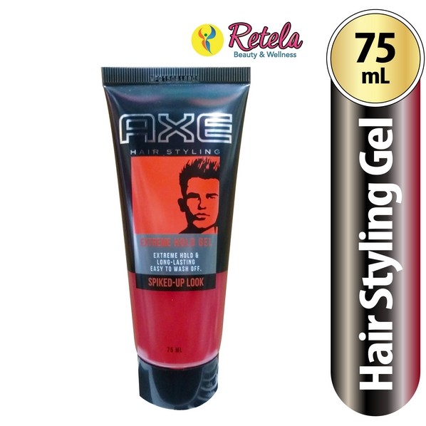 Axe Hair Styling Extreme Hold Gel Spiked Up Looked 75ml Axe Hair