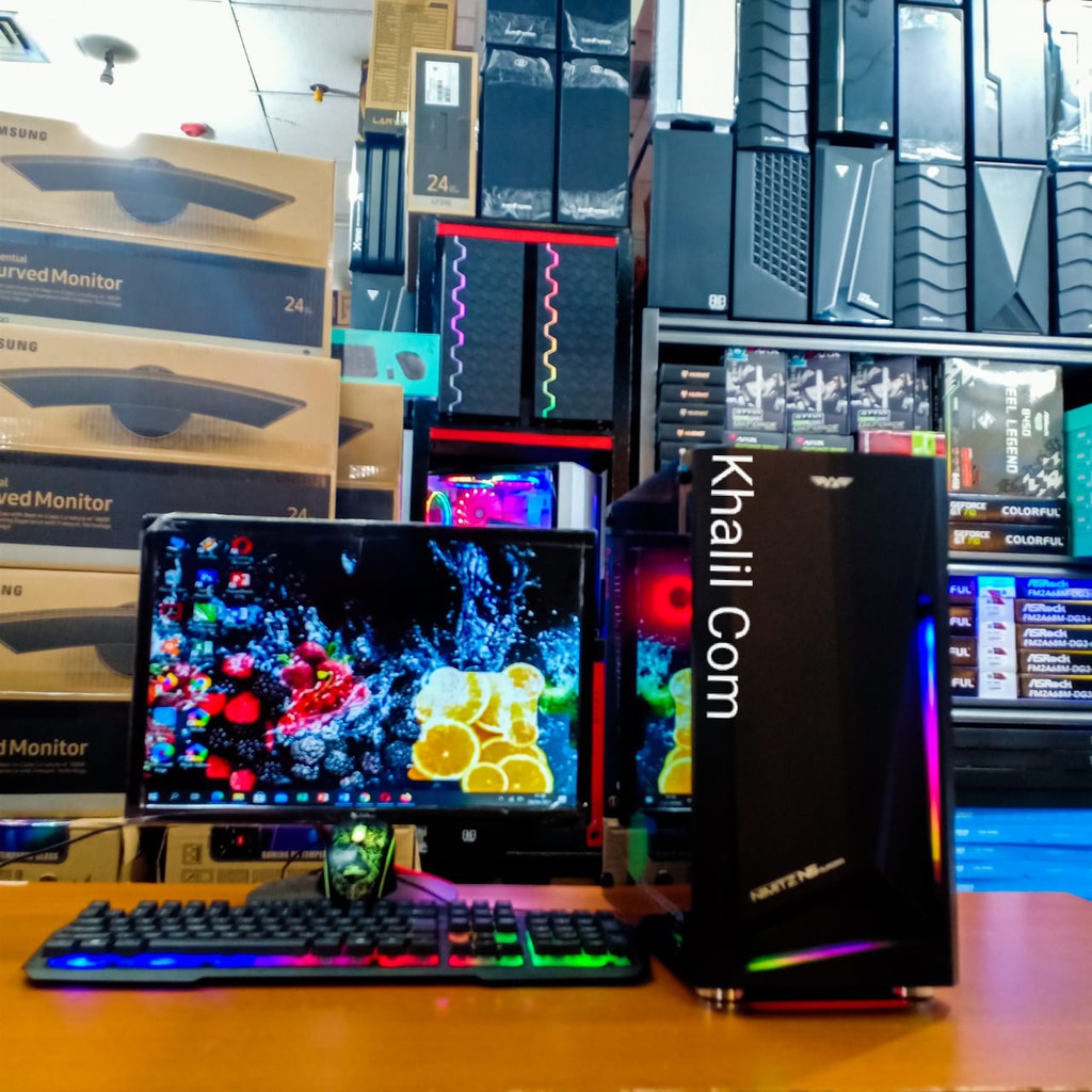 PC GAMING EDITING CORE I7/VGA 2 GB/RAM 16 GB/HDD 500 GB/LED 19&quot; FULLSET