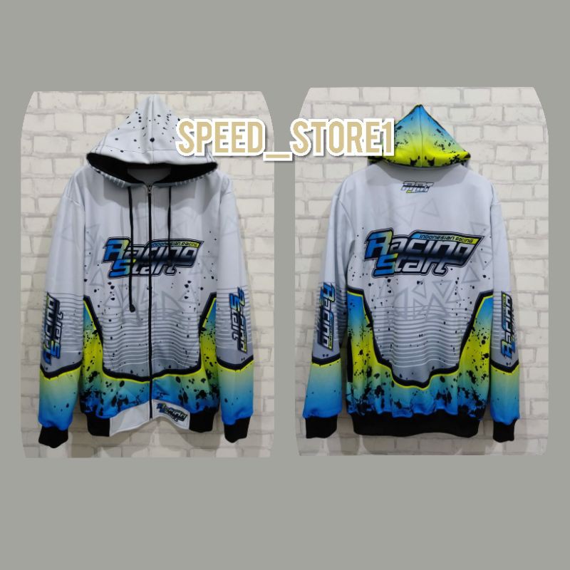 JAKET HOODIE RACING START & RACING HELL PREMIUM MURAH
