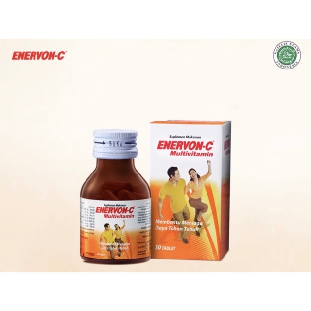 Enervon C botol isi 30 tablet ( Vit C 500 mg meningkatkan daya tahan tubuh )