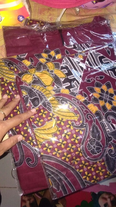 Batik Pekalongan Cod Seragam Murah Keluarga Dress