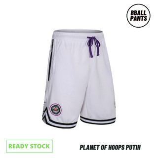 BBall Pants - Planet Of Hoops - Celana Basket - Putih