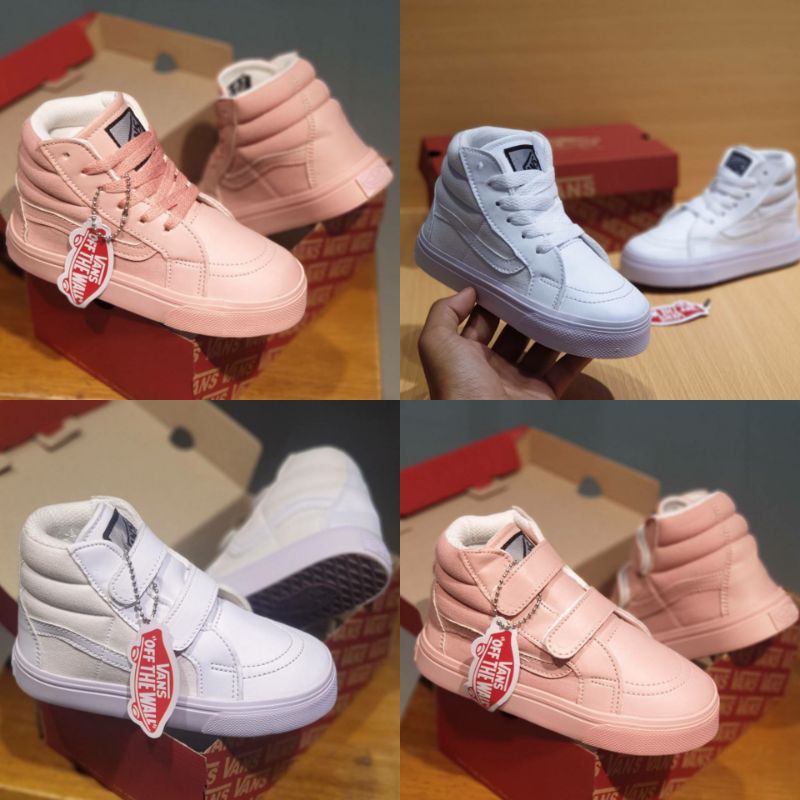 Sepatu Anak Perempuan Vans Sk8 Sepatu Vans Anak Perempuan Sepatu Anak Cewek Cewe High Premium Qualit