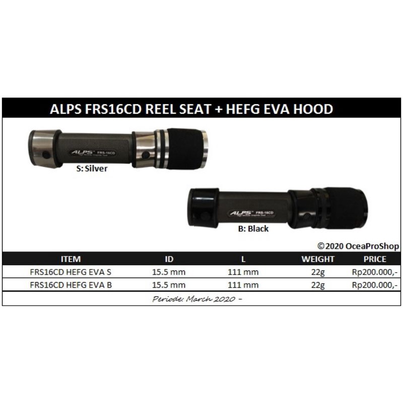 Alps Frs16 hood spinning reelseat