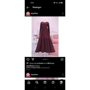 lelia marzan dark maroon