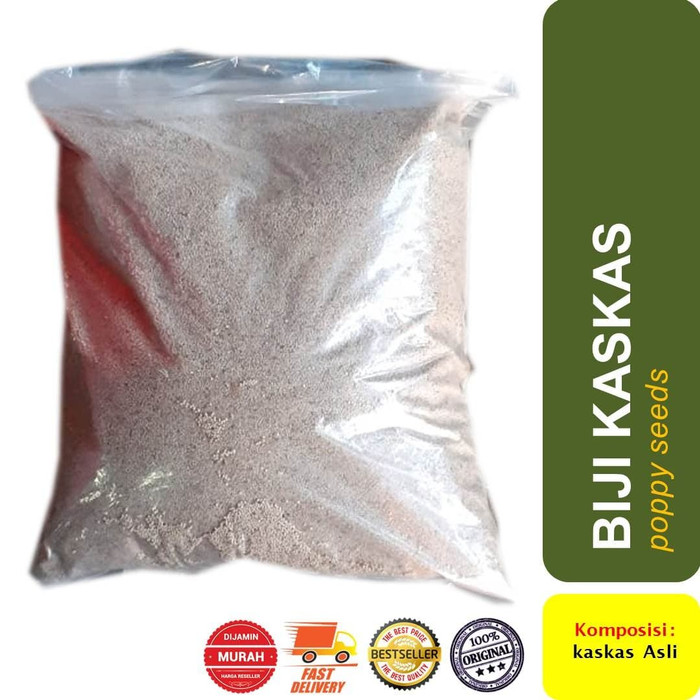 

Kualitas Terbaik - Biji Kaskas 1000 Gram (Poppy Seeds)