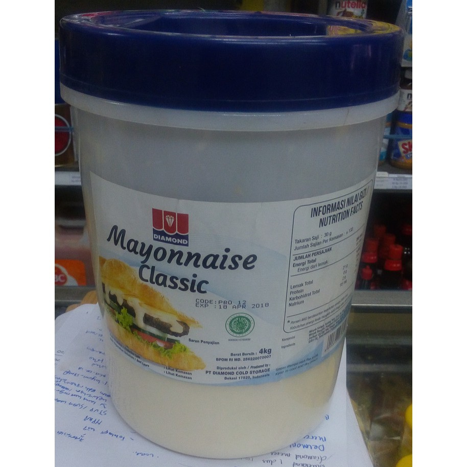 

mayonaise classic diamond per 100gr