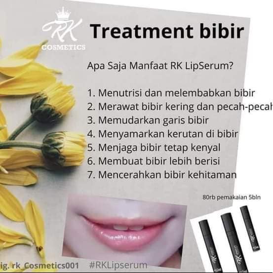 LIP SERUM RK Glow Kosmetik - 100% Asli - Bisa COD