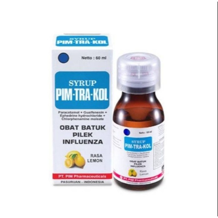 

Sirup Pimtrakol 60 ml Rasa Lemon/Pim-Tra-Kol Sirup/Obatbatuk pilek