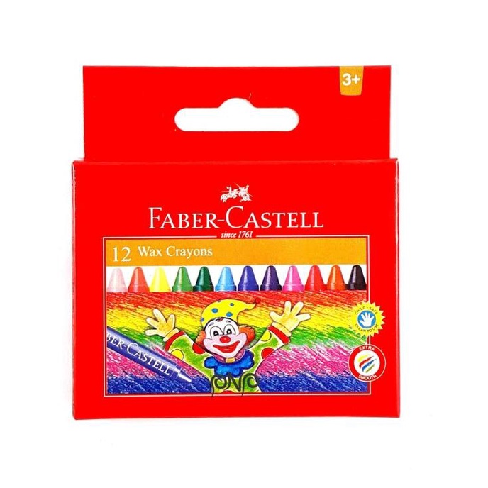 

:0:0:0] Faber Castell Wax Crayon 12 Colours Warna Khusus Anak Balita